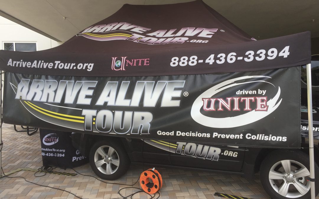Arrive Alive Tour Distracted Driving Vehicle