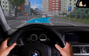 BMW Augmented Reality Heads-Up Display Technology