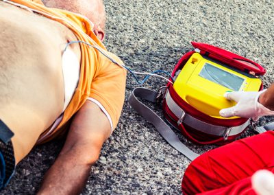 (AED) Automated External Defibrillator