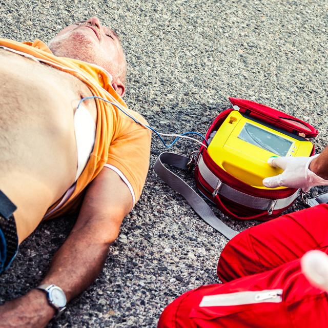 (AED) Automated External Defibrillator